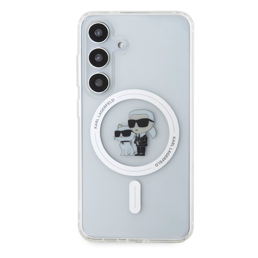 Karl Lagerfeld Калъф Samsung S24, IML Glitter K/C MagSafe /прозрачен/ - KLHMS24SHGKCNOT – снимка 3