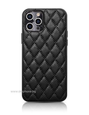 Калъф Leather Apple iPhone 13 Pro /черен/