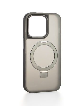 Калъф Metal ring MagSafe Samsung S23 /черен/