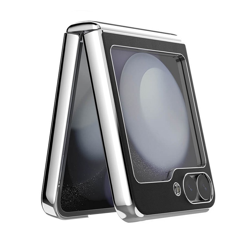 NILLKIN Калъф Samsung Z Flip 6/ Z Flip 7 FE, Camshield Leather /черен/ – снимка 2