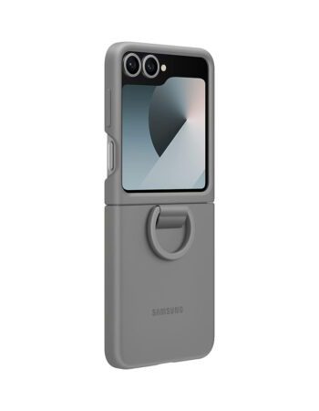 Калъф Silicone Cover with Ring Samsung Z Flip 6/ Z Flip 7 FE EF-PF741TJE /сив/