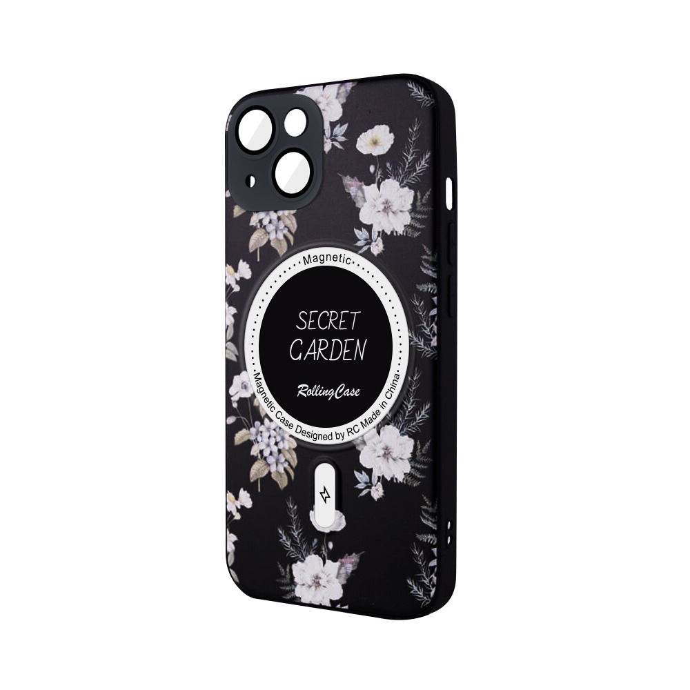Калъф Secret Garden MagSafe Apple iPhone 14 Pro Max /черен/ – снимка 3