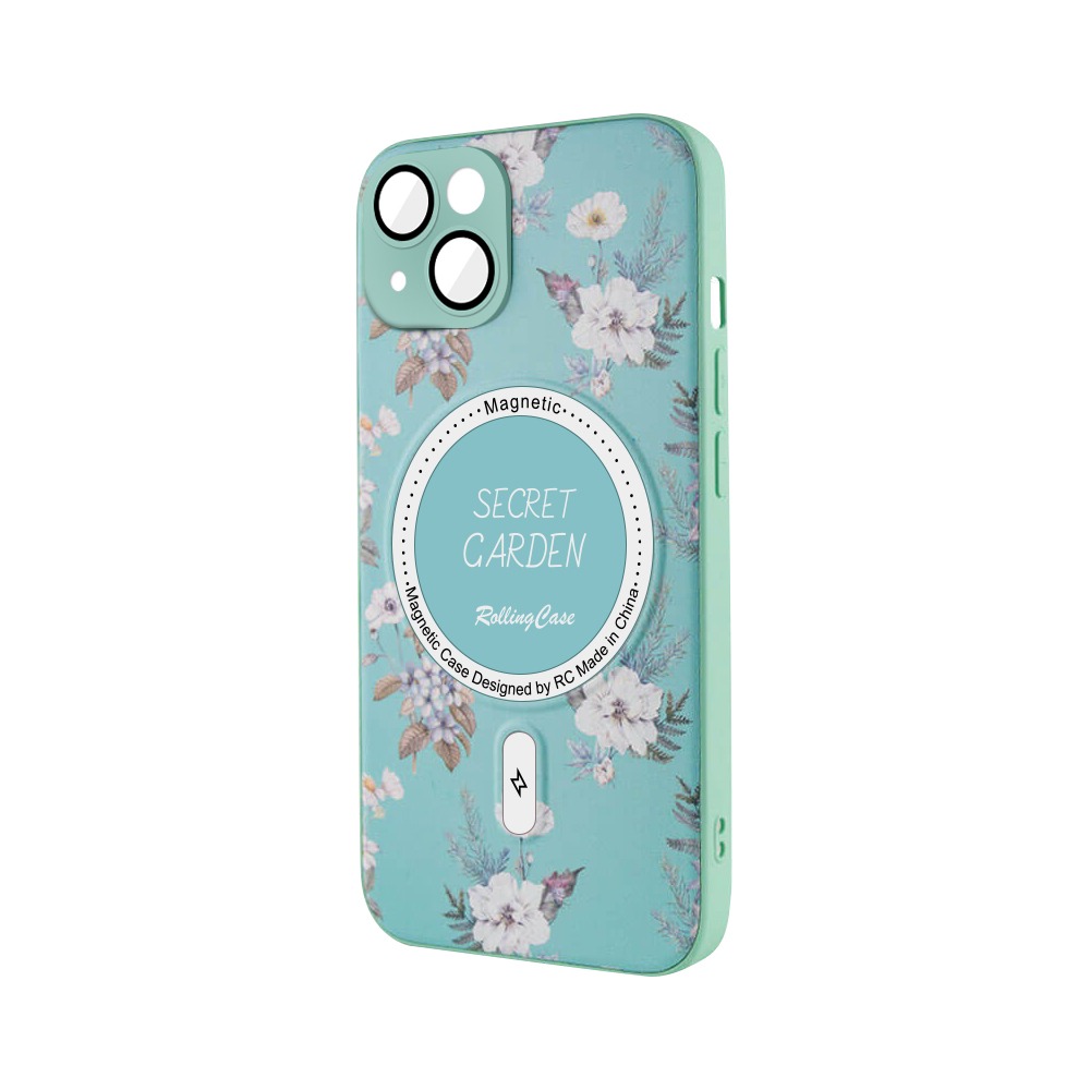 Калъф Secret Garden MagSafe Apple iPhone 14 Pro Max /мента/ – снимка 3