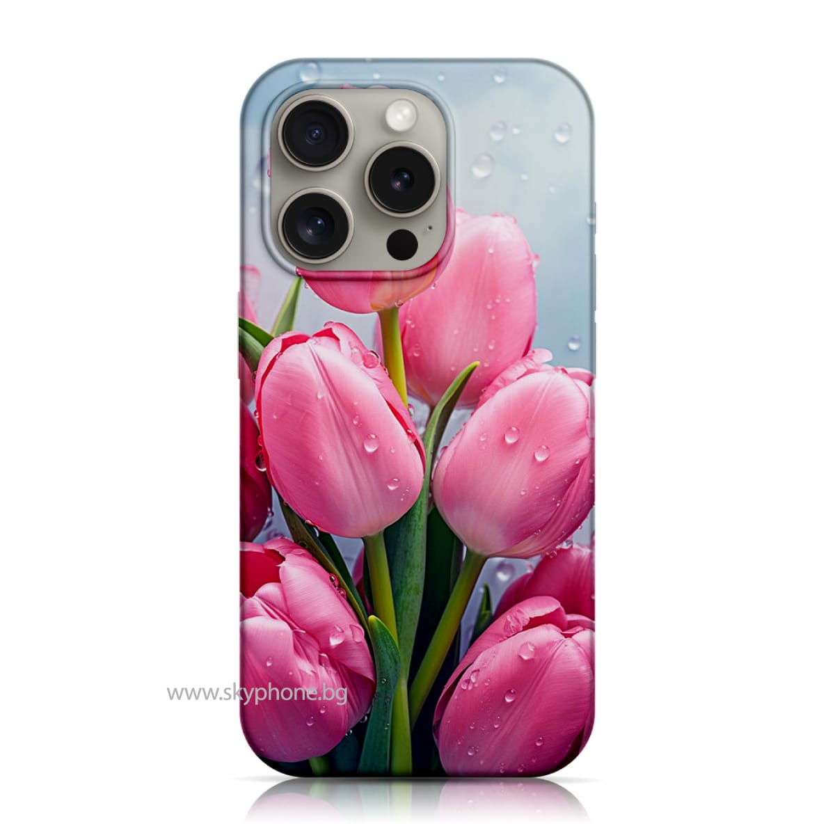 Калъф Spring colors Apple iPhone 14 Pro Max /Tulips/ – снимка 3
