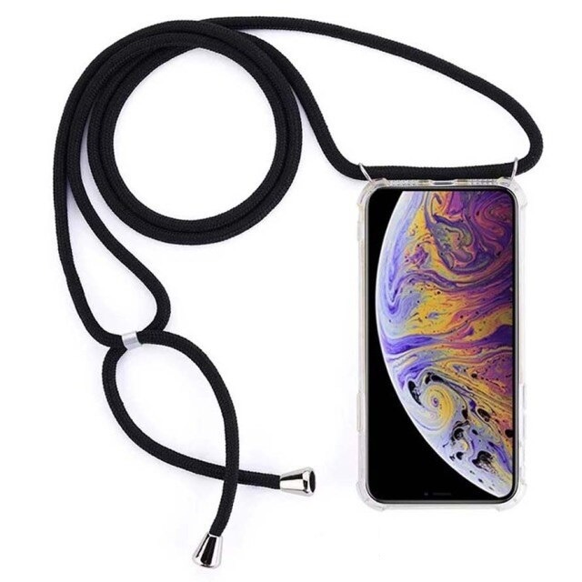 Калъф Cord Case TPU Apple iPhone 12 Pro Max /черен/ – снимка 3