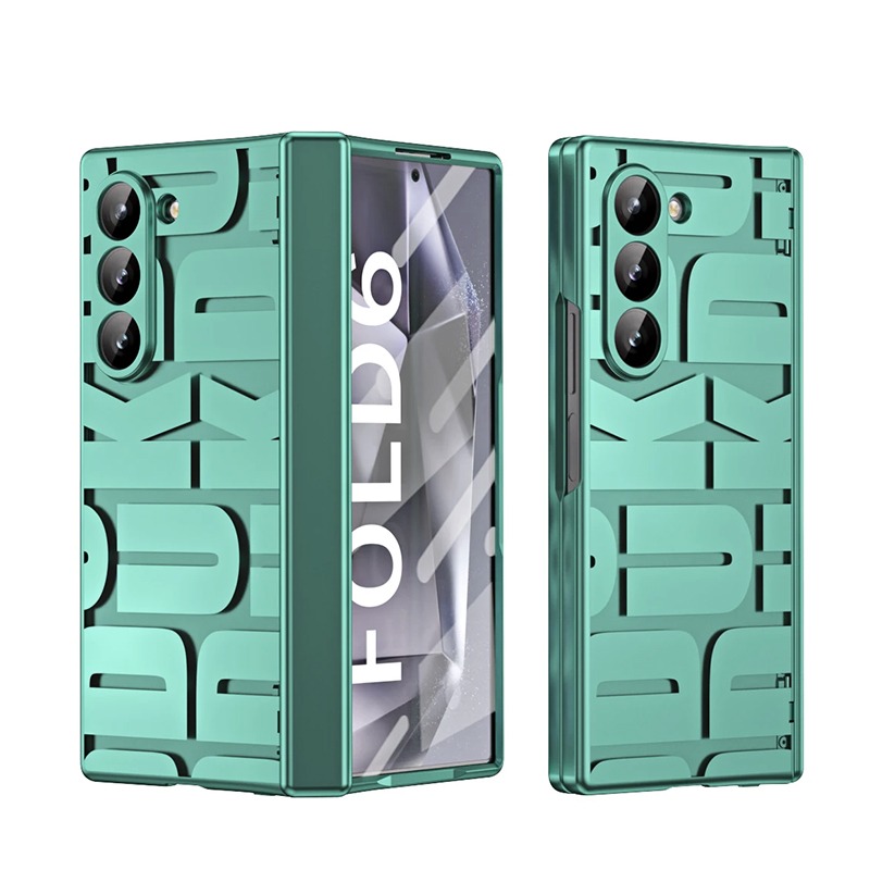 Калъф FW Full Body Samsung Z Fold 6 /зелен labels/ – снимка 2