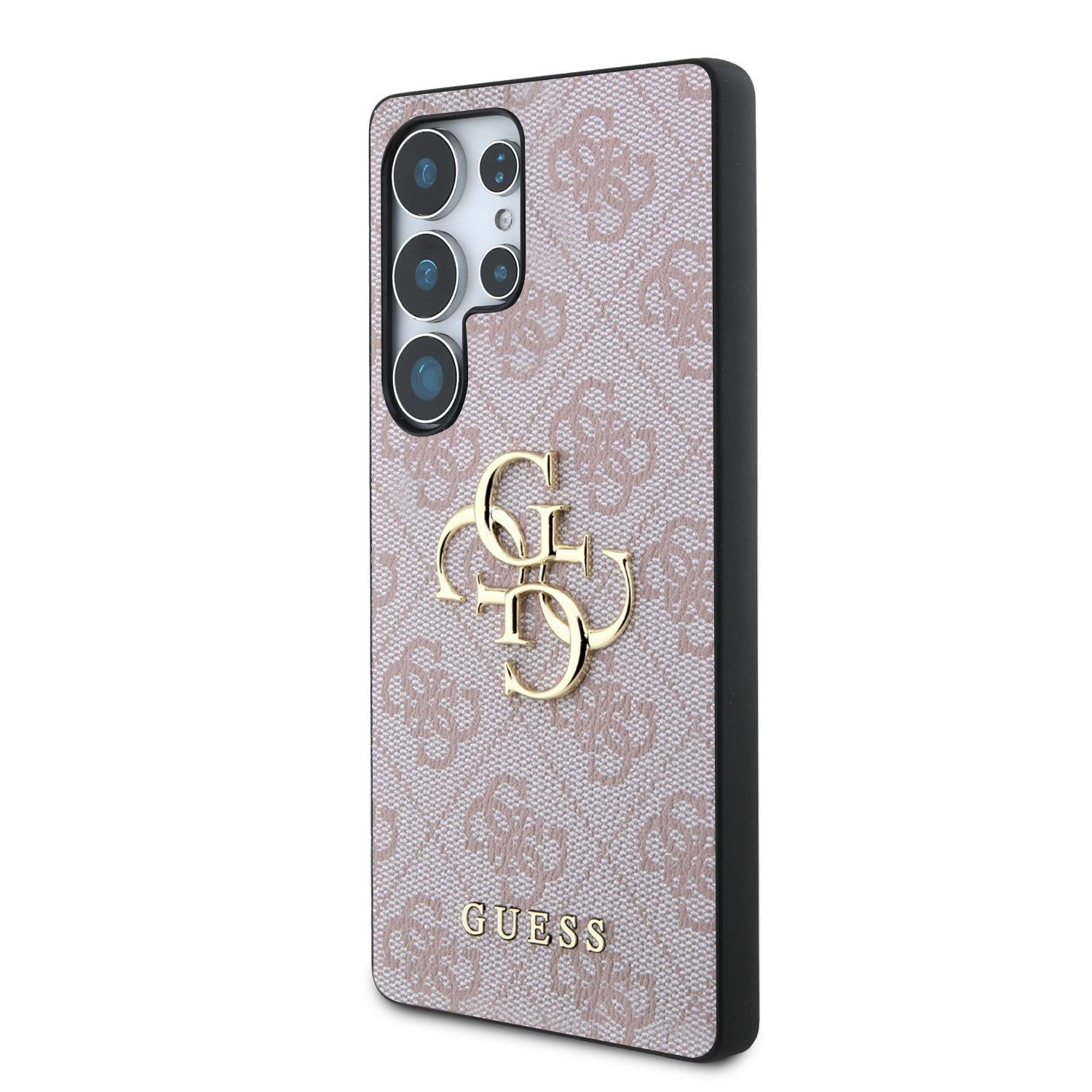 GUESS Калъф Samsung S25 Ultra, PU 4G Metal Logo, розов - GUHCS25L4GMGPI – снимка 2