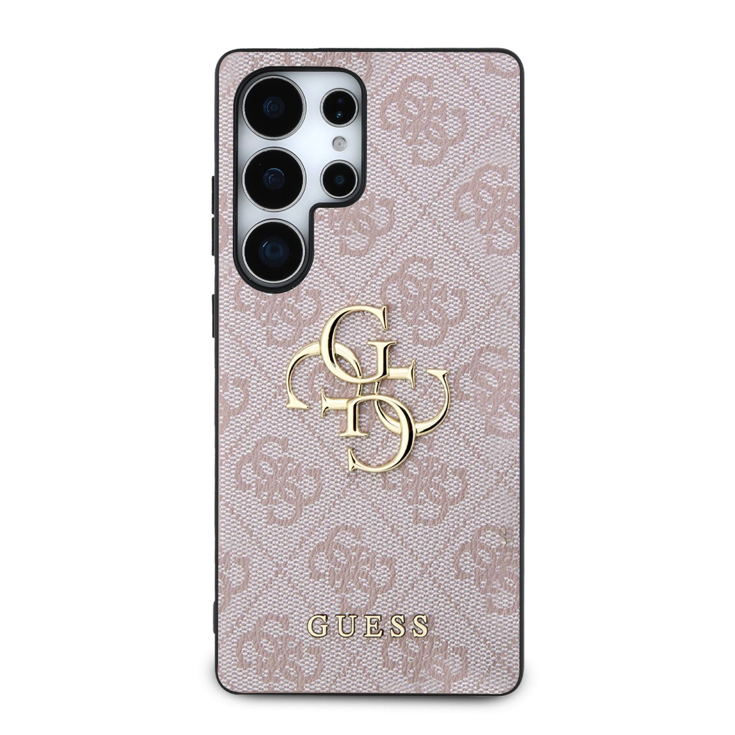 GUESS Калъф Samsung S25 Ultra, PU 4G Metal Logo, розов - GUHCS25L4GMGPI – снимка 3
