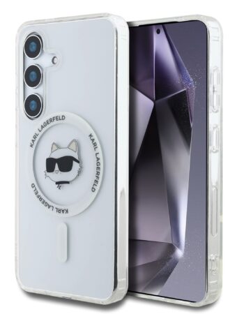 Karl Lagerfeld Калъф Samsung S25, IML Choupette Head MagSafe /прозрачен/ - KLHMS25SHLSCHH