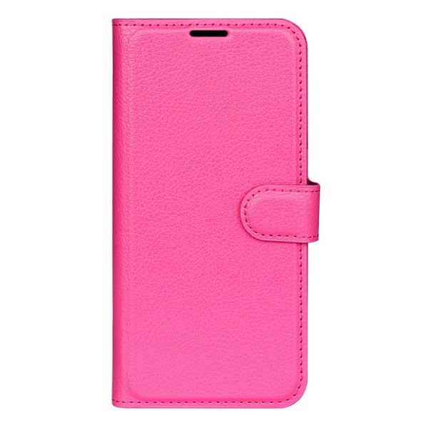 Калъф Leather Wallet Apple iPhone 14 Pro Max /розов/