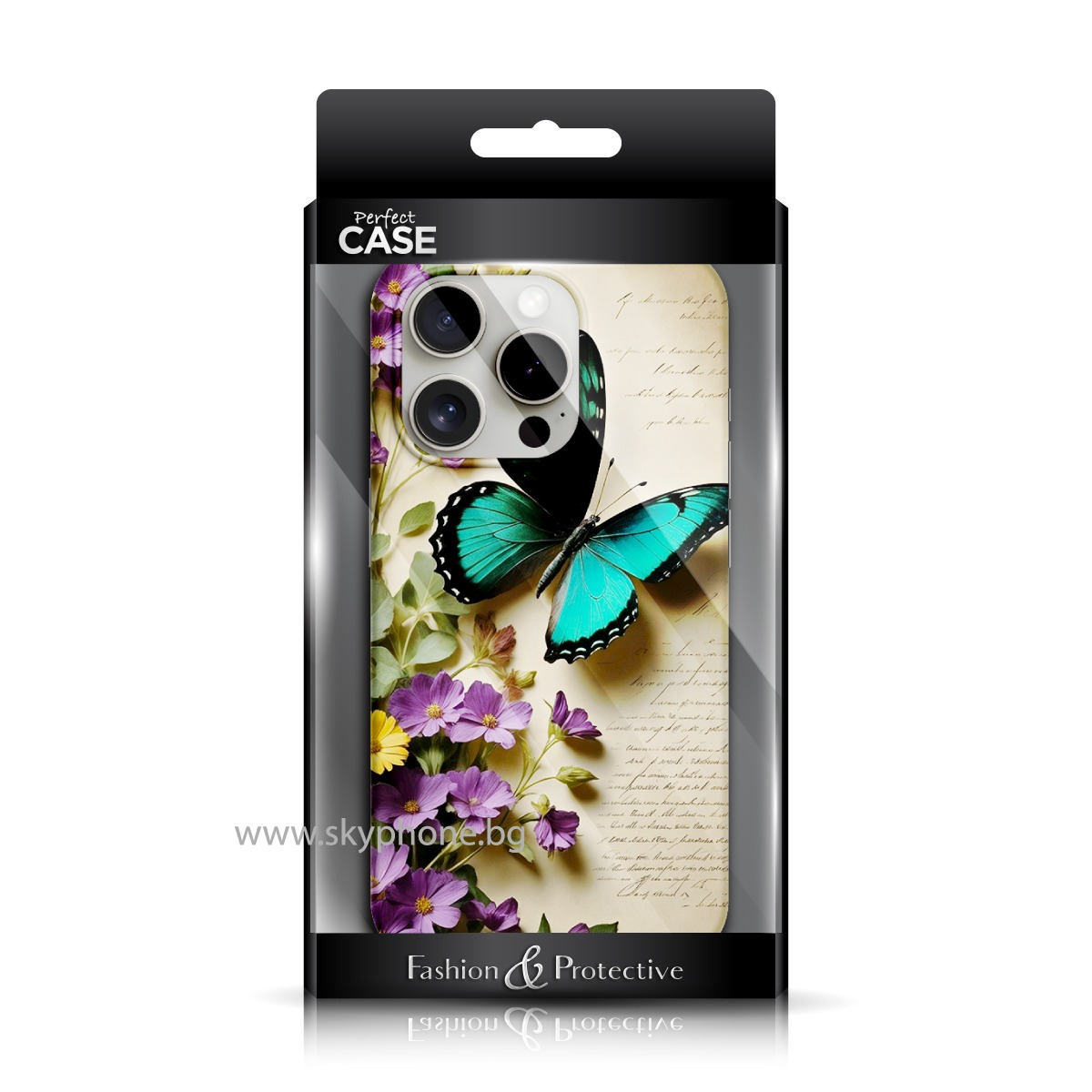 Калъф Masterpiece TPU Apple iPhone X/Xs /dreamy butterfly/ – снимка 2