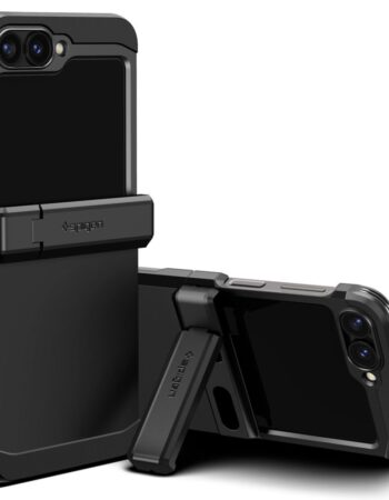 SPIGEN Калъф Tough Armor със стойка, Samsung Z Flip 6/ Z Flip 7 FE /черен/ - ACS07849