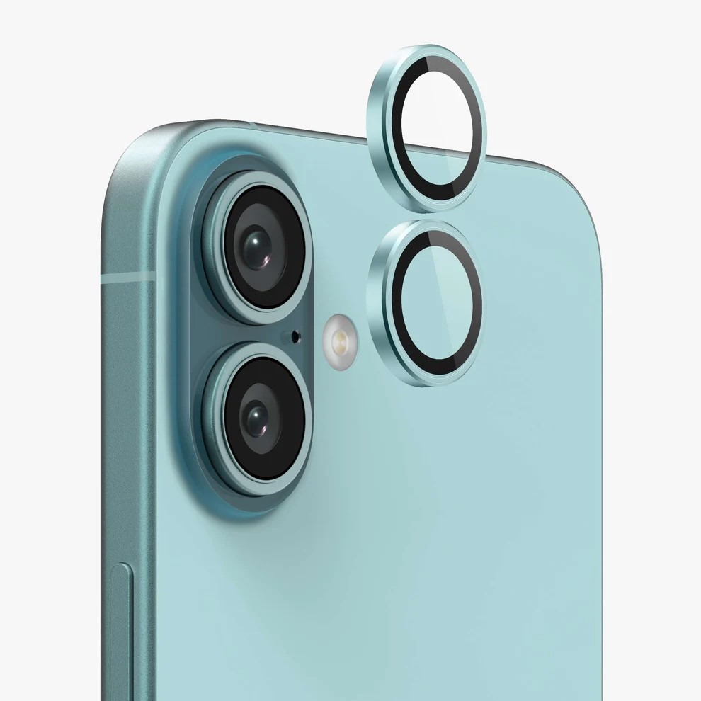 Metal Camera Lens Apple iPhone 16/16 Plus /синьозелени/