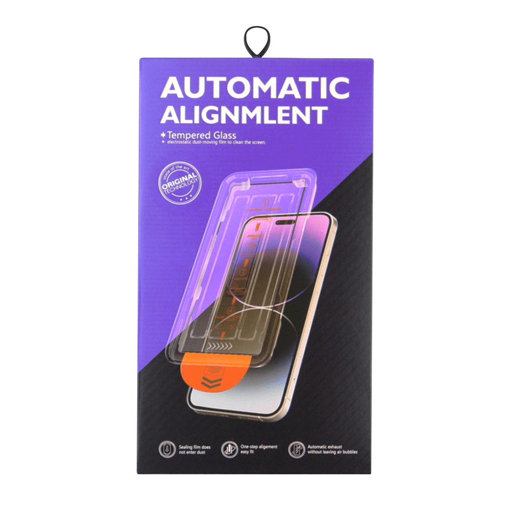 Easy-fit BOX Tempered glass Apple iPhone 14 Pro /черно/
