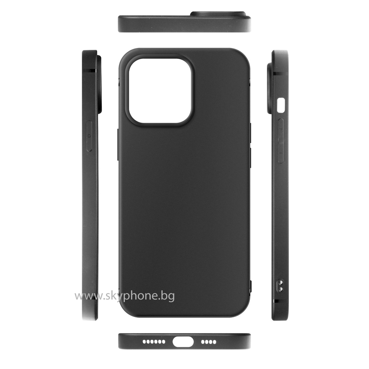 XO Калъф Anti-fall MATT TPU Apple iPhone 14 Plus /черен/ – снимка 3