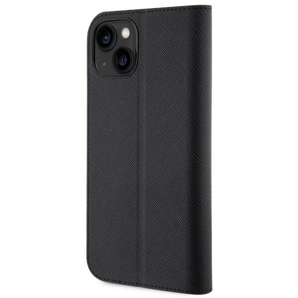 Karl Lagerfeld Калъф Apple iPhone 14 Pro, PU Saffiano K/C NFT Book /черен/ - KLBKP14LSANKCPK – снимка 2