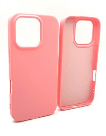 My Choice Изчистен силиконов кейс iPhone 16e - Пепел от рози (13-B7)