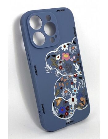 Bear Кейс Tpu iPhone 14 Pro - Син
