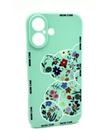 Bear Кейс Tpu iPhone 16 - Мента