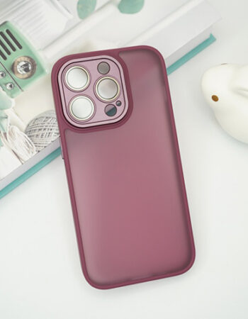 Fine Feeling Кейс , протект на камера iPhone 13 - Червен