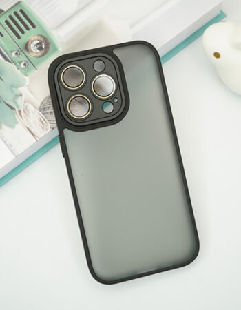 Fine Feeling Кейс , протект на камера iPhone 13 Pro - Черен