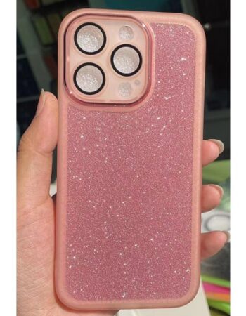 GlamSparkle Кейс iPhone 15 Pro - Розов