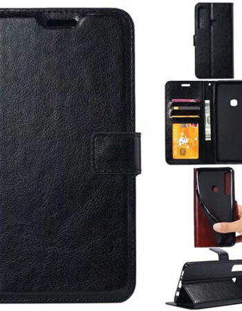 Хоризонтално отварящ калъф Tpu Samsung Galaxy S22 5G - Черен