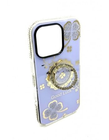 JewelGem Кейс iPhone 16 - Лилав