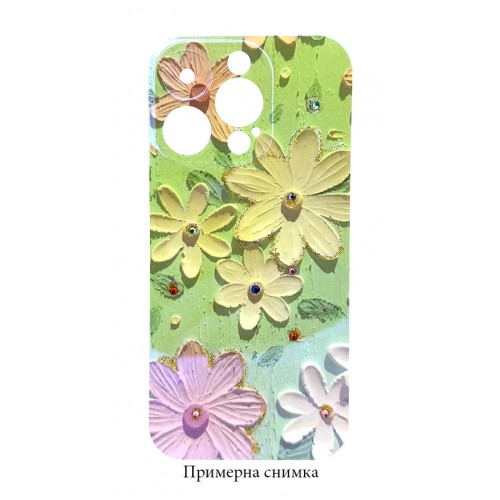 Кейс Хамелеон IMD с цветни камъни за Samsung Galaxy A15 - No5