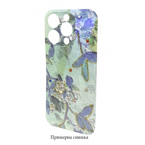 Кейс Хамелеон IMD с цветни камъни за Samsung Galaxy A16 - No7