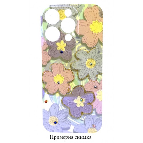 Кейс Хамелеон IMD с цветни камъни за Samsung Galaxy A35 - No8 – снимка 2