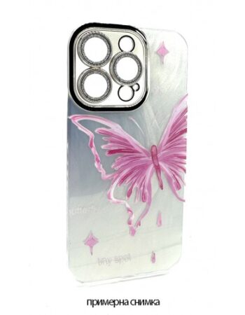 Кейс Lens Protection iPhone 14 Pro - Розова Пеперуда