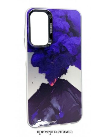 Кейс за iPhone 14 - Лилав волкан