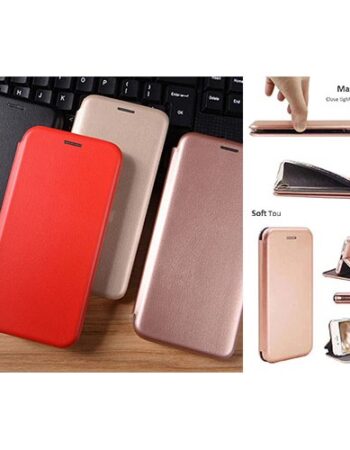 Кожен калъф бизнес серия iPhone 13 - Червен