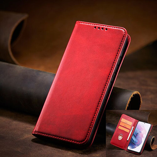 Кожен тефтер с магнитен капак Samsung Galaxy S23 Ultra - Черевен