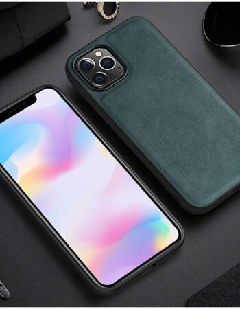Кожен Tpu Кейс iPhone 13 - Зелен