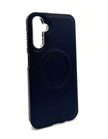 LeatherCraft Кейс MagSafe Samsung Galaxy A15 - Син