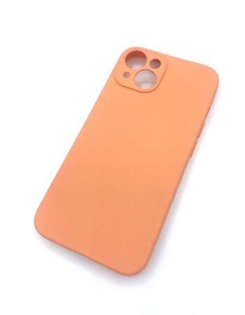 My Choice Изчистен силиконов кейс iPhone 14 - Праскова