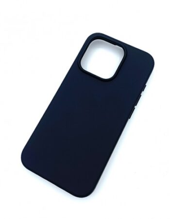My Choice Изчистен силиконов кейс iPhone 15 Pro - Черен