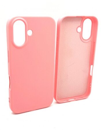 My Choice Изчистен силиконов кейс iPhone 16 Plus - Пепел от рози