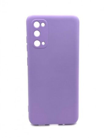 My Choice Изчистен силиконов кейс Samsung Galaxy S20 - Лилав