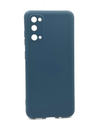 My Choice Изчистен силиконов кейс Samsung Galaxy S20 - Син