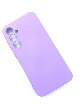 My Choice Изчистен силиконов кейс Samsung Galaxy S23 FE - Лилав