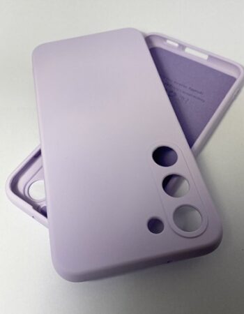 My Choice Изчистен силиконов кейс Samsung Galaxy S23 - Лилав