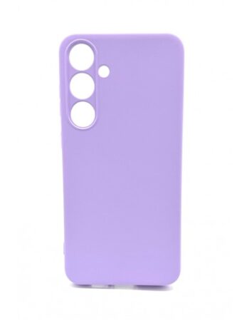 My Choice Изчистен силиконов кейс Samsung Galaxy S24 Plus - Лилав