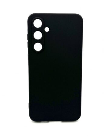 My Choice Изчистен силиконов кейс Samsung Galaxy S25 Plus - Черен