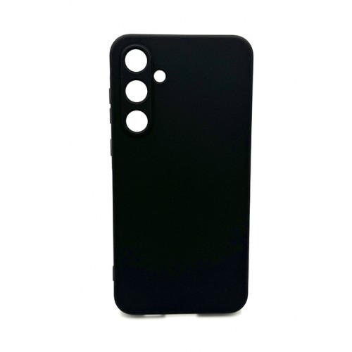My Choice Изчистен силиконов кейс Samsung Galaxy S25 Plus - Черен