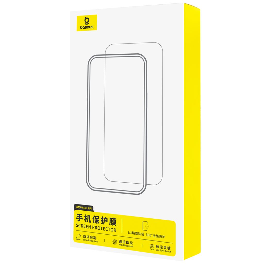 BASEUS Tempered Glass Full-View HD Apple iPhone 17, Easy-fix /2pcs. - P0049603 – снимка 2