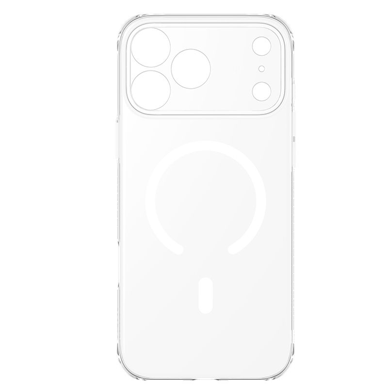 BASEUS Калъф Crystal Magnetic + Touchbutton, Apple iPhone 17 Pro Max /прозрачен/ - P0045U02