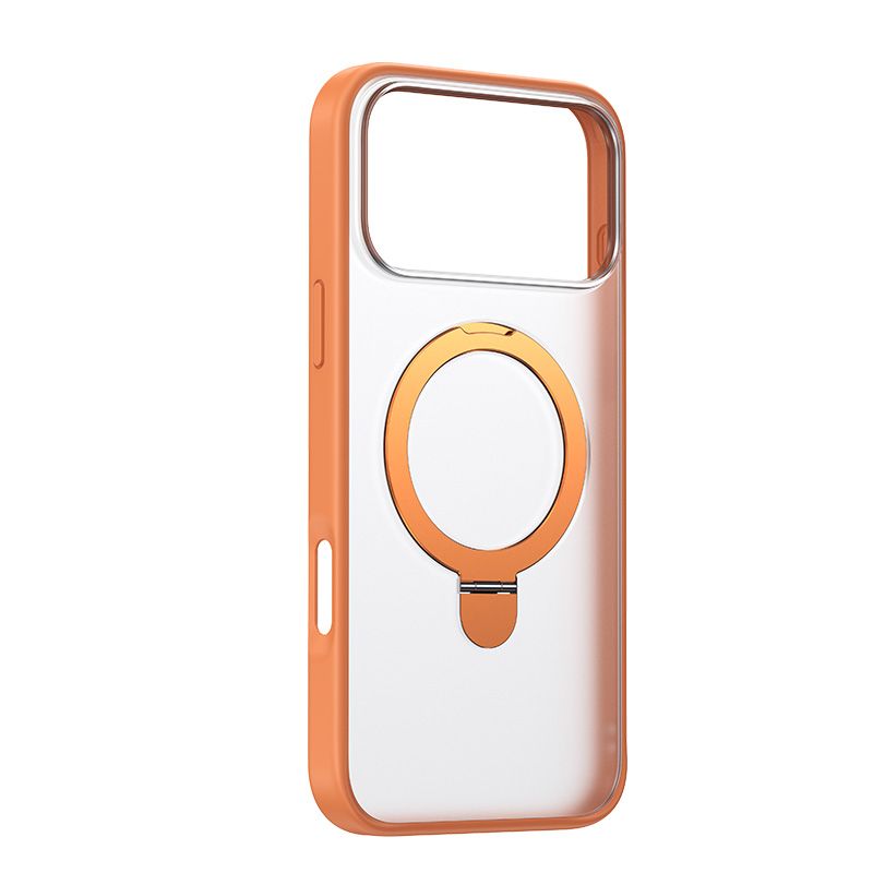 BASEUS Калъф HoopRing Magnetic + stand, Apple iPhone 17 Pro /оранжев/ - P0046007